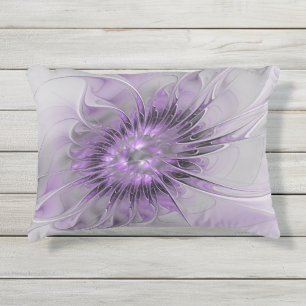 Lavender Blume Traumhaft Modernes Abstraktes Frakt Kissen Für Draußen