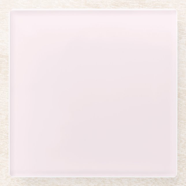 Lavender Blush Glasuntersetzer (Vorderseite)
