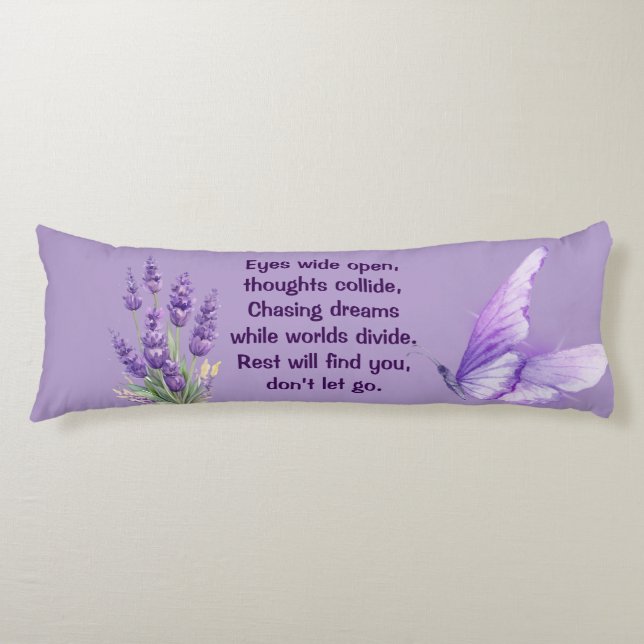 Lavender Body Pillow Seitenschläferkissen (Vorderseite)