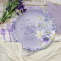 Lavender Boho Eine kleine Wildblume Babydusche