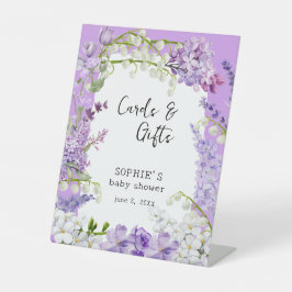 Lavender Boho Florals Karten und Geschenke Sockelschild