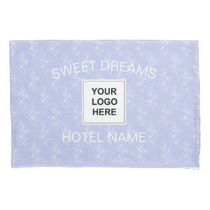 Lavender Botanical Floral Blue Schlafzimmer Logo P Kissenbezug