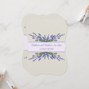 Lavender Bouquets Muttertagsmutter im Schwiegerelt Einladung