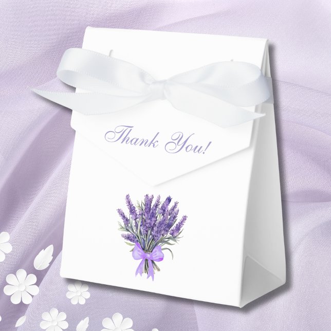 Lavender Bow Floral Brautparty Geschenkschachtel (Von Creator hochgeladen)