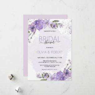 Lavender Bridal Dusche Einladung