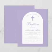 Lavender Budget Arch Lila junge Taufe