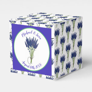 Lavender Bunch Garden Party Wedding Brautparty Geschenkschachtel