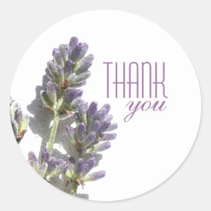Lavender Bunch   Stickers Merci