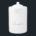 Lavender Calligraphy Elegant Schlichter Name<br><div class="desc">Dieses Produkt war sehr gut und ich Liebe,  wie einfach es ist für individuelles Design. Das Design war sehr einfach,  daher bin ich sehr zufrieden,  wenn ich kreiere.</div>
