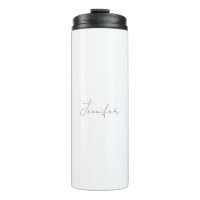 Lavender Calligraphy Elegant Schlichter Name