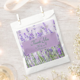 Lavender Champs de mariage Favor Sacs