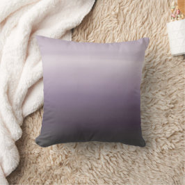 Lavender & Charcoal Gray AI Art Kissen