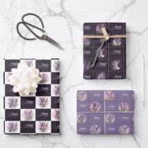 Lavender Design Geburtstagsgeschenk-Wrapper