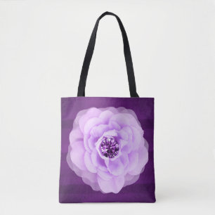 Lavender Diamond Rose Lila Grunge Tasche