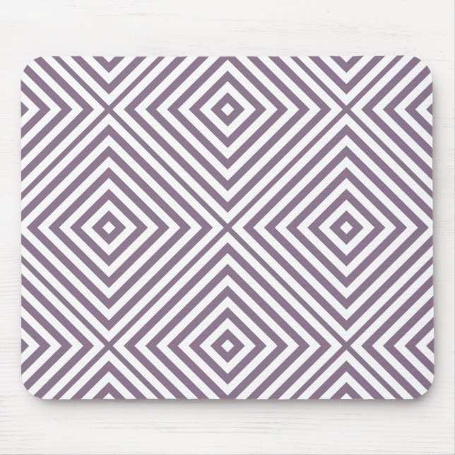Lavender Diamond Zickzack Mousepad (Vorne)
