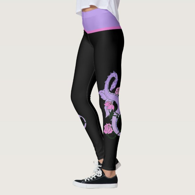 Lavender Dragon Leggings (Gauche)