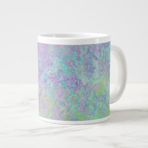 Lavender Dream Neon Pastel Alcohol Tinte Abstrakt Jumbo-Tasse