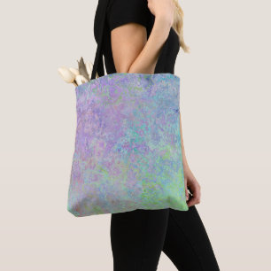 Lavender Dream Neon Pastel Alcohol Tinte Abstrakt Tasche