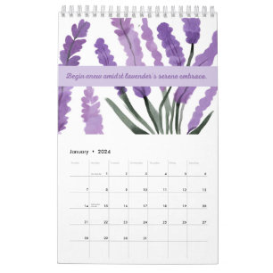Lavender Dreams 2024 Kalender 🌿 💜