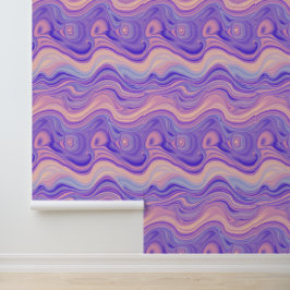 Lavender Dreams: Fluide Harmonie in Bewegung Tapete