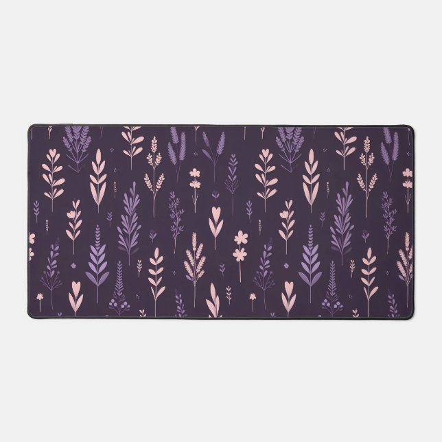 Lavender Dreams Pattern Schreibtischunterlage (Vorderseite)