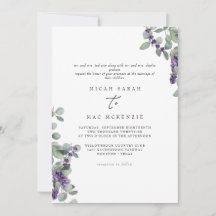 Lavender Eucalyptus - beide Sets Hochzeit