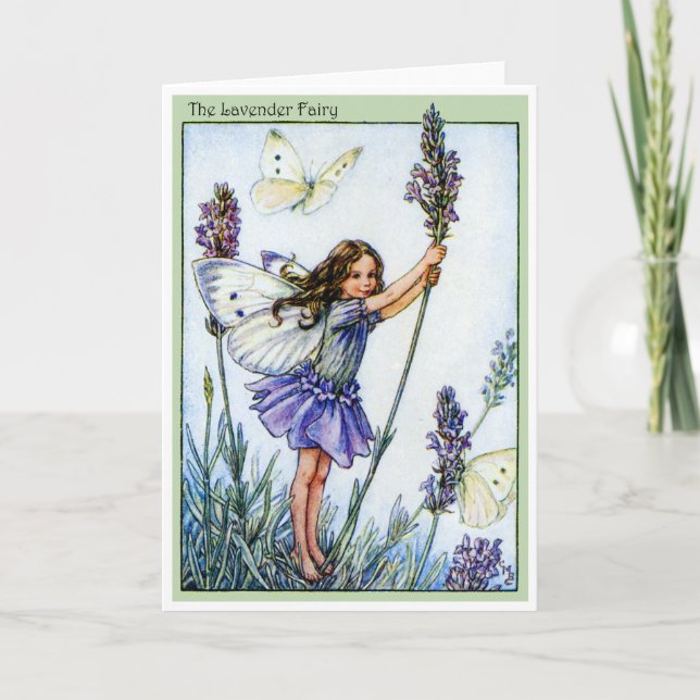 Lavender Fairy Karte (Vorderseite)
