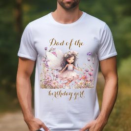 Lavender Fairy Wildblume Vater des Geburtstagsmädc T-Shirt