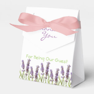 Lavender Favor Box Geschenkschachtel