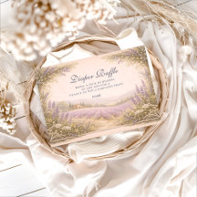 Lavender Field Countryside Diapper Raffle 