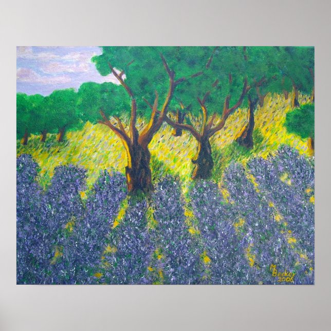 Lavender Field Poster (Vorne)
