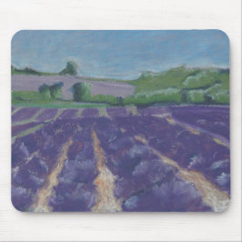 Lavender Fields in Provence - Frankreich Mousepad