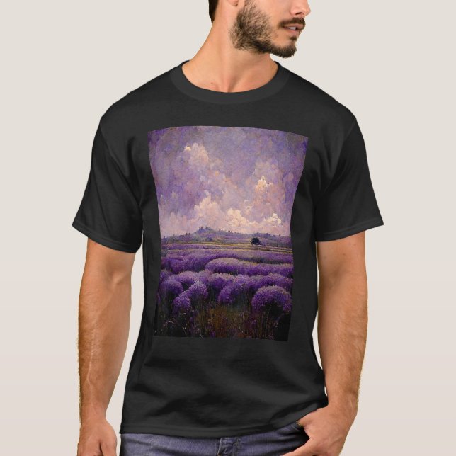 Lavender Fields T-Shirt (Vorderseite)