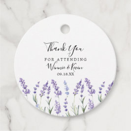 Lavender Floral Geschenkanhänger