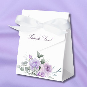 Lavender Floral Peony Brautparty Geschenkschachtel