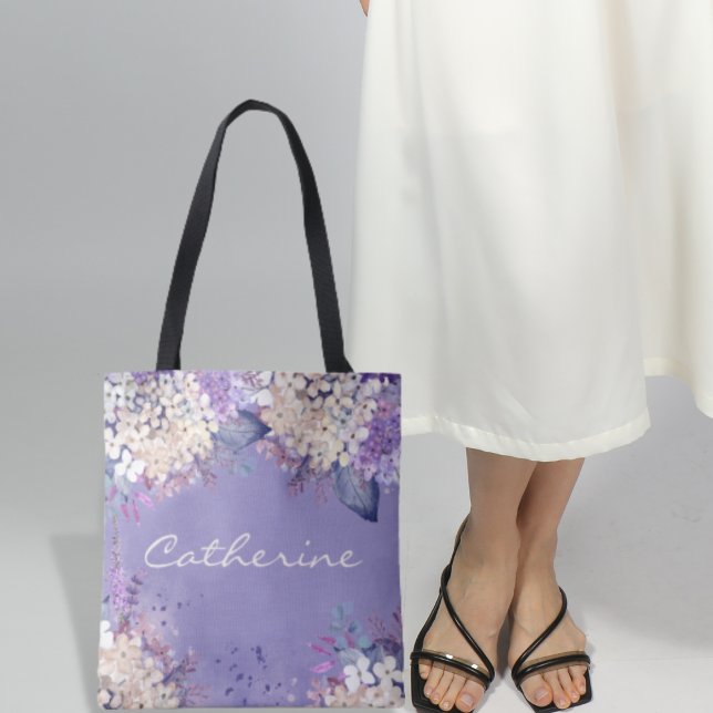 Lavender Floral Spring Wedding Bridesmaift Geschen Tasche (Von Creator hochgeladen)