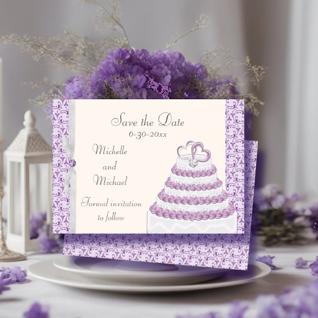 Lavender Florentine Save the Date (Von Creator hochgeladen)
