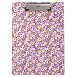 Lavender Garden Clipboard Floral Office-Accessor Klemmbrett