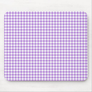 Lavender Gingham Mousepad