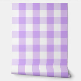 Lavender Gingham Tapete