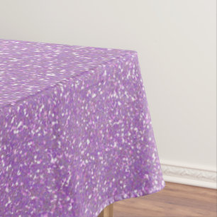 Lavender Glitzer Tischdecke