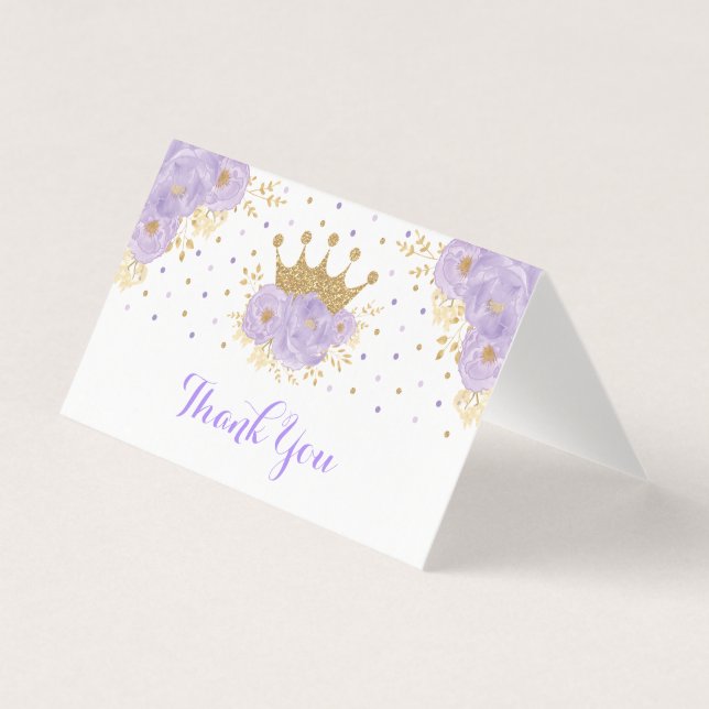 Lavender Gold Crown Princess Dusche Vielen Dank (Vorderseite)
