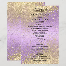Lavender & Gold Glitzer - Programm