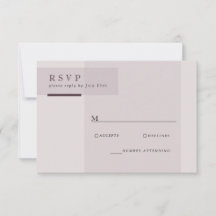 Lavender Gray Neutral Minimalistisch Wedding