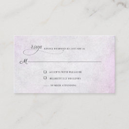 Lavender Gray UAWG Enclosure Card Begleitkarte