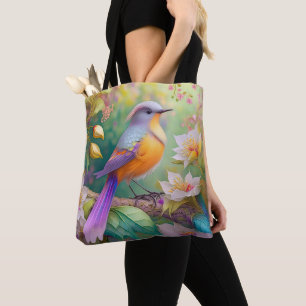 Lavender Headed Orange Breastase Fantasy Bird Tasche