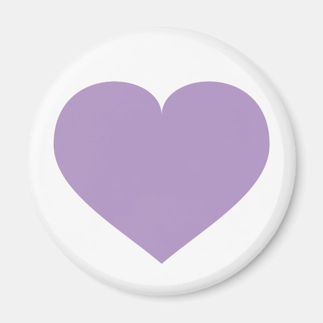 Lavender Heart Magnet (Vorne)