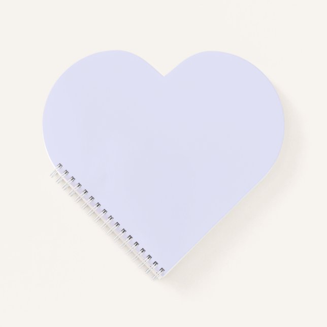 Lavender Heart Notizbuch (Vorderseite)