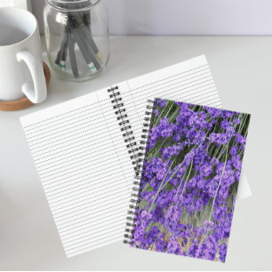 Lavender Herb Blooms Floral Notizbuch