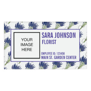Lavender Herb Bunch Blume Gardener Florist Namenschild